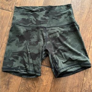lululemon athletica Black Camo Women's Athletic Shorts